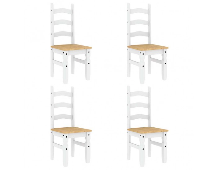 Sonata H Трапезен комплект от 5 части Panama, Бяла бор масив