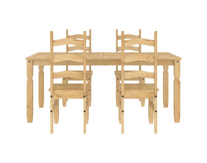 Sonata H Трапезен комплект от 5 части Panama, бор масив