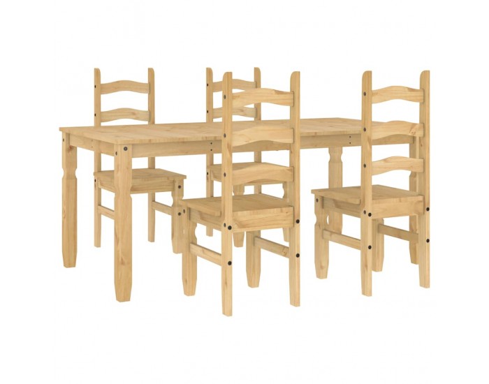 Sonata H Трапезен комплект от 5 части Panama, бор масив