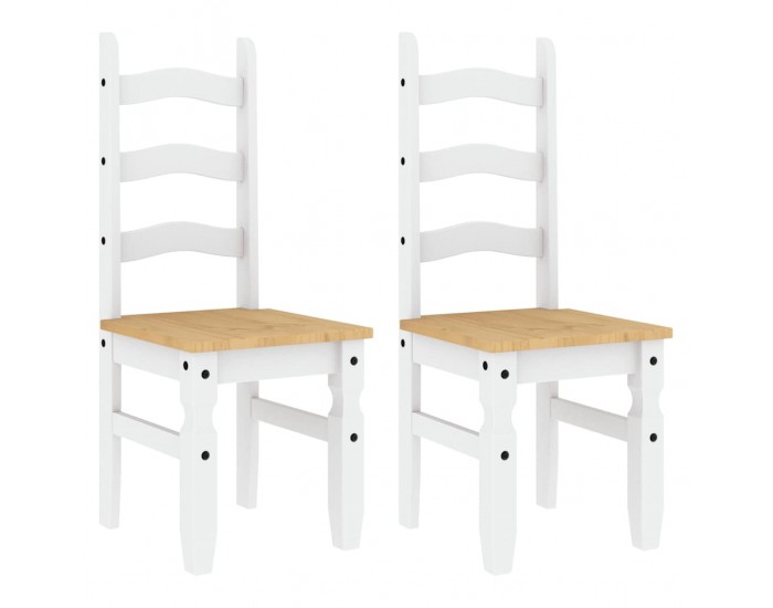 Sonata H Трапезен комплект от 3 части Panama, Бяла бор масив