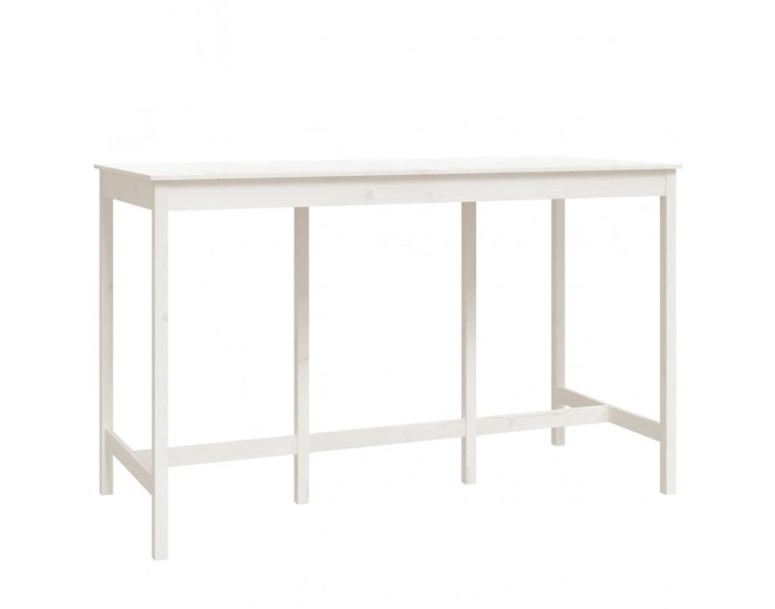 Sonata H Бар комплект от 9 части, бял, масивна борова дървесина