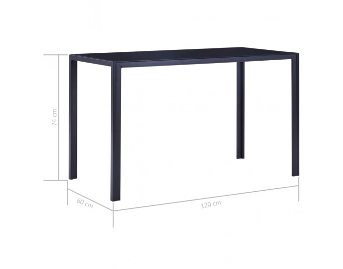 Sonata H Трапезен комплект, седем части, кафяв