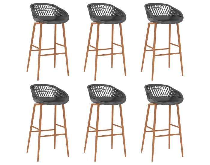 Sonata H Бар комплект от 7 части, черно и сиво