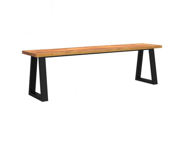 Sonata H Трапезен комплект от 3 части с жив ръб акациево дърво масив