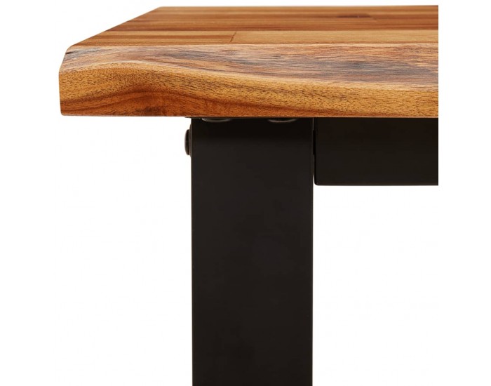 Sonata H Трапезен комплект от 3 части с жив ръб акациево дърво масив