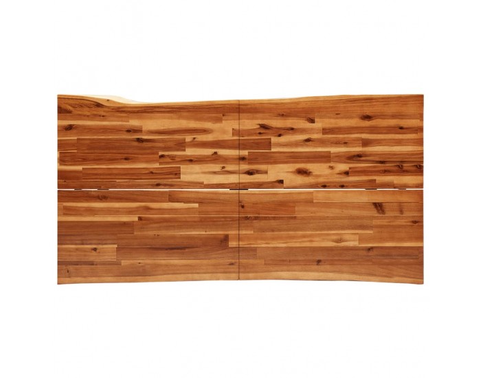 Sonata H Трапезен комплект от 3 части с жив ръб акациево дърво масив