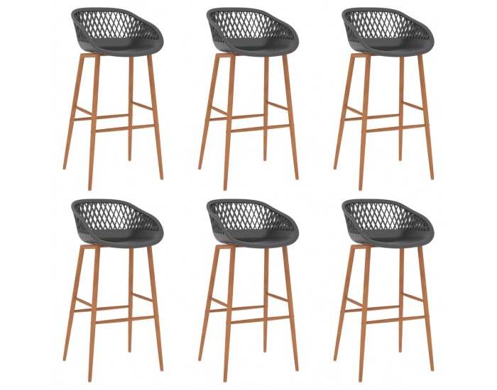 Sonata H Бар комплект от 7 части, черно и сиво