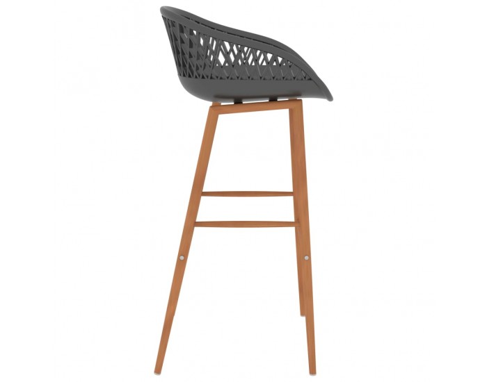 Sonata H Бар комплект от 5 части, черно и сиво