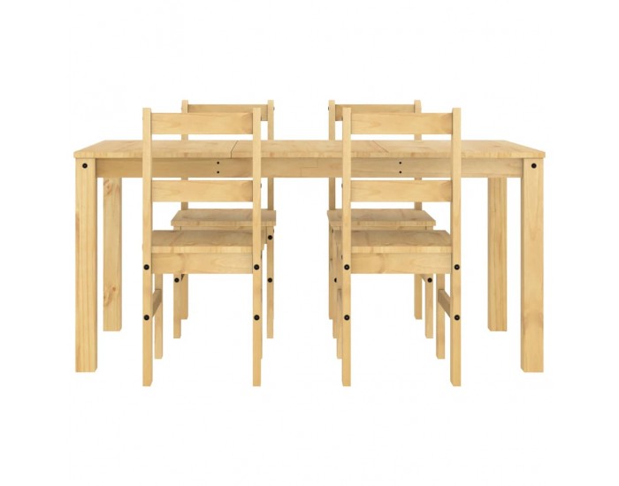 Sonata H Трапезен комплект от 5 части Panama, бор масив