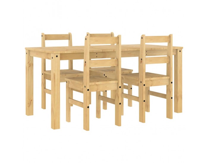 Sonata H Трапезен комплект от 5 части Panama, бор масив