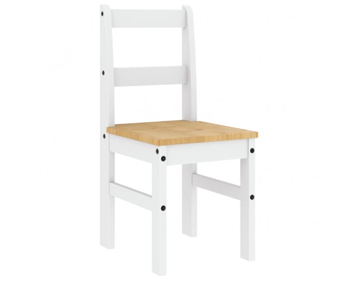 Sonata H Трапезен комплект от 5 части Panama, Бяла бор масив