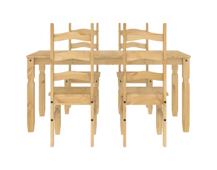 Sonata H Трапезен комплект от 5 части Panama, бор масив