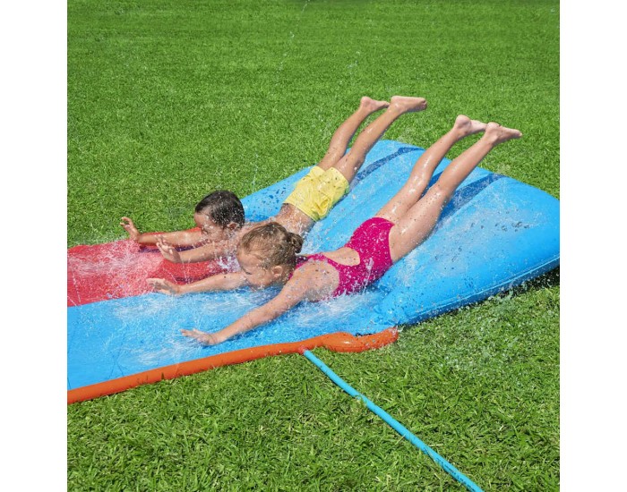 Bestway H2OGO Водна пързалка Tsunami Splash Ramp Double Slide