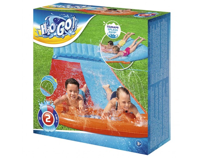 Bestway H2OGO Водна пързалка Tsunami Splash Ramp Double Slide