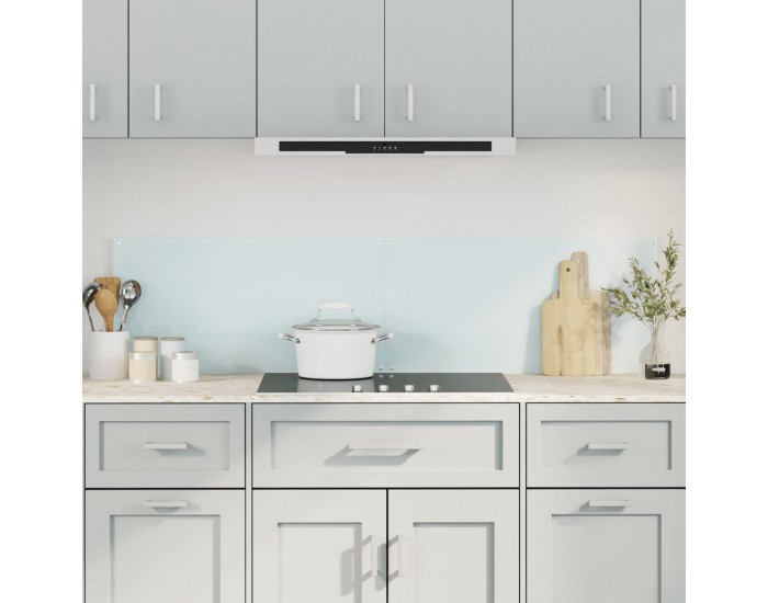 Sonata H Кухненски гърбове, 2 бр, бял, 80x60 см, закалено стъкло