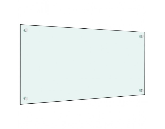 Sonata H Кухненски гърбове, 2 бр, бял, 80x60 см, закалено стъкло