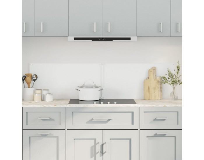 Sonata H Кухненски гърбове, 2 бр, прозрачен, 80x50 см, закалено стъкло