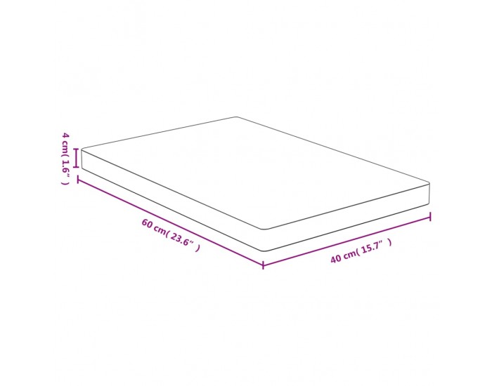 Sonata H Дъска за рязане 60x40x4 см бамбук