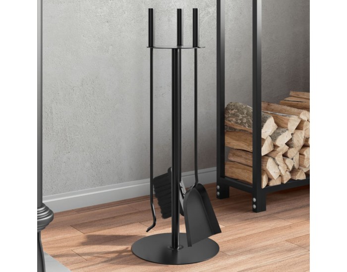 Sonata H Комплект инструменти за камина от 4 части 22x59 см стомана