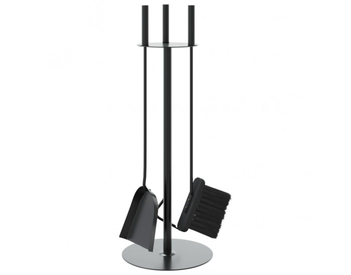 Sonata H Комплект инструменти за камина от 4 части 22x59 см стомана