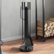 Sonata H Комплект инструменти за камина от 5 части 18x56 см стомана