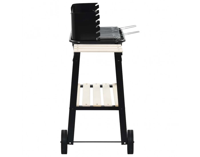 Sonata H Барбекю на дървени въглища със стойка на колелца