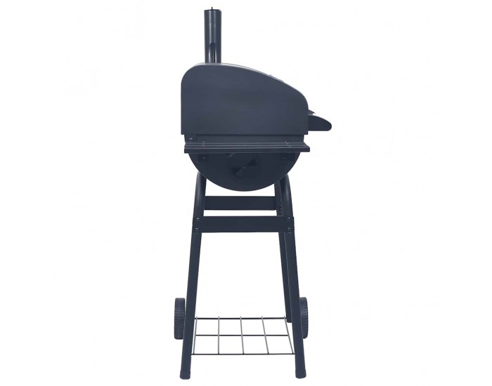 Sonata H Барбекю грил на дървени въглища с долен рафт, черно