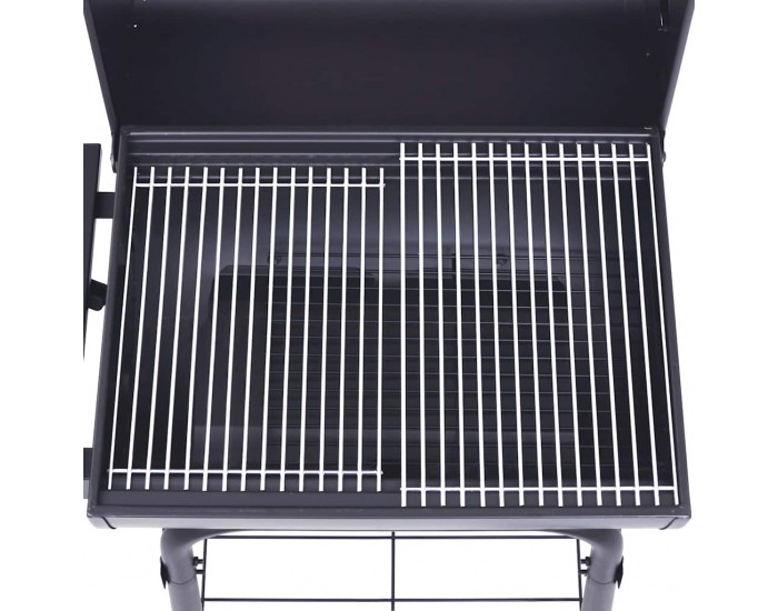 Sonata H Барбекю грил на дървени въглища с долен рафт, черно
