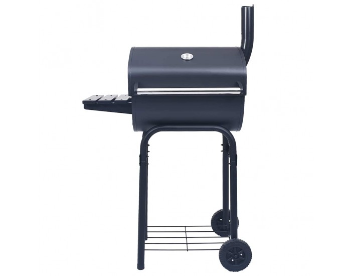Sonata H Барбекю грил на дървени въглища с долен рафт, черно