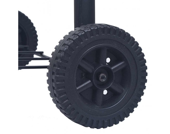 Sonata H Барбекю грил на дървени въглища с долен рафт, черно