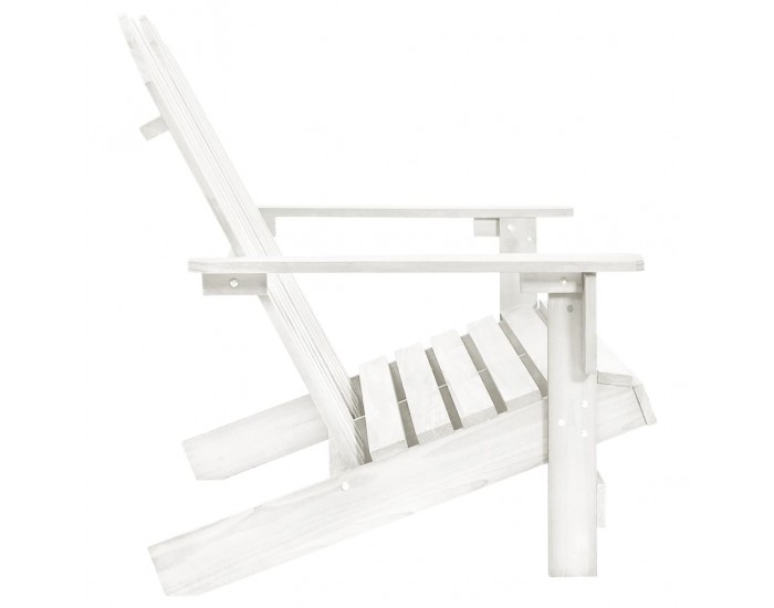 Sonata H 2-местен градински стол Адирондак, чам масив, бял