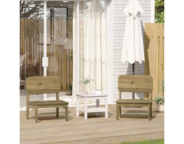 Sonata H Градински столове 2 бр. 60x52,5x72 cm Импрегнирано дърво Бор Sonata H Градински столове 2 бр. 60x52,5x72 cm Импрегнирано дърво Бор