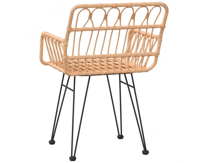 Sonata H Градински столове 2 бр с подлакътник 56x64x80 см PE ратан