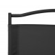 Sonata H Къмпинг столове 2 бр черни 54x55x78 см Оксфорд плат
