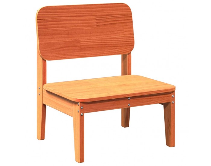 Sonata H Градински стол Wax Brown 60x52,5x72 cm масивна дървесина бор