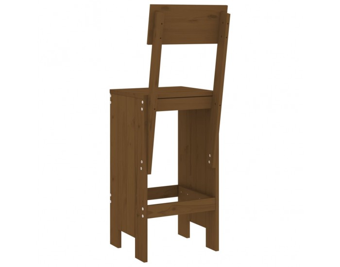 Sonata H Бар табуретки 2 бр меденокафяви 40x48,5x115,5 см бор масив Sonata H Бар табуретки 2 бр меденокафяви 40x48,5x115,5 см бор масив