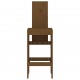 Sonata H Бар табуретки 2 бр меденокафяви 40x42x120 см бор масив