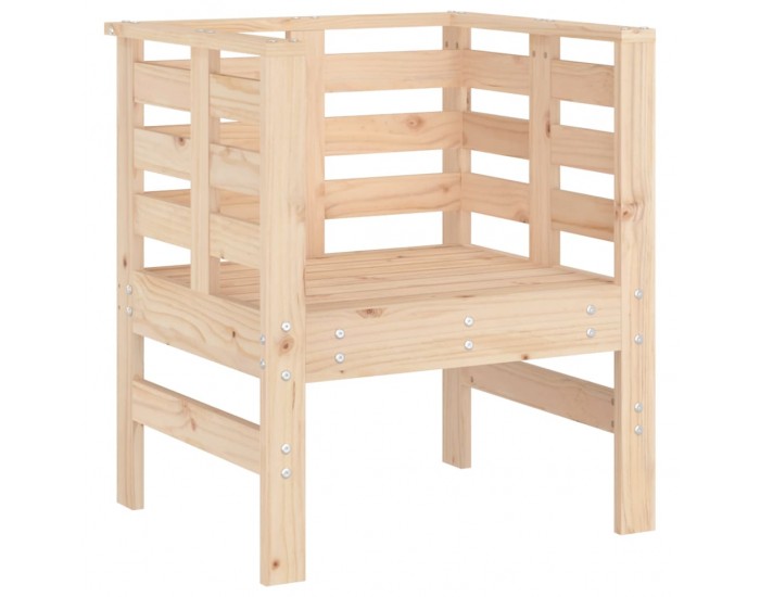 Sonata H Градински столове 2 бр меденокафяви 61,5x53x71 см бор масив