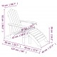 Sonata H Градински стол Adirondack с табуретка, HDPE, антрацит