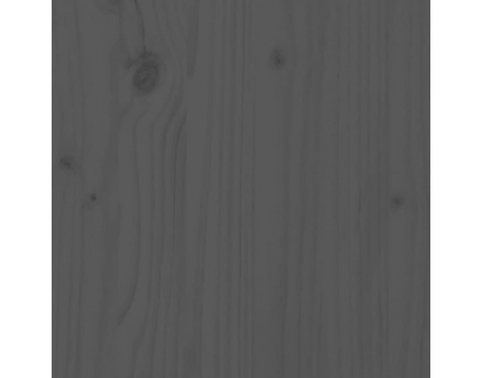 Sonata H Градински табуретки 2 бр сиви 40x36x45 см борово дърво масив