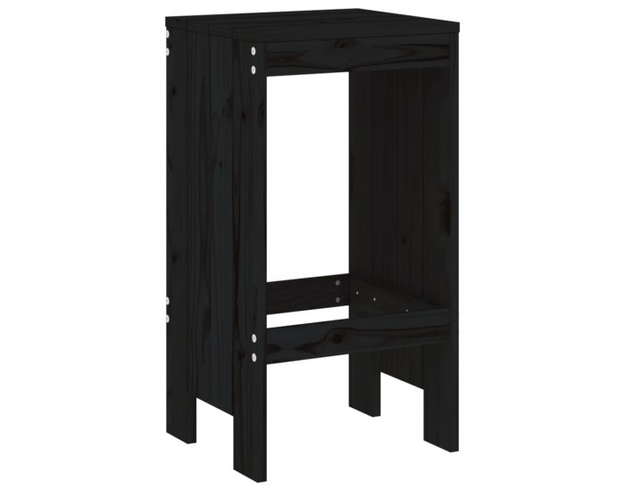 Sonata H Бар табуретки 2 бр черни 40x36x75 см борово дърво масив Sonata H Бар табуретки 2 бр черни 40x36x75 см борово дърво масив