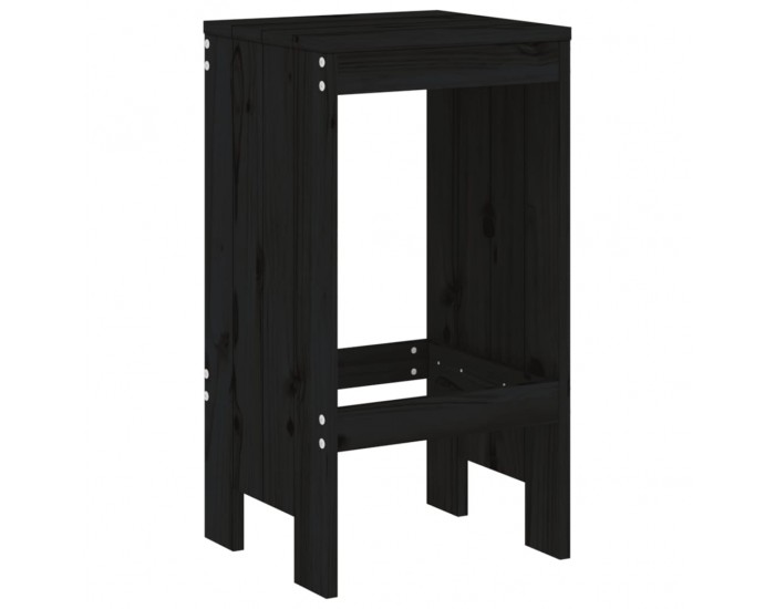 Sonata H Бар табуретки 2 бр черни 40x36x75 см борово дърво масив Sonata H Бар табуретки 2 бр черни 40x36x75 см борово дърво масив