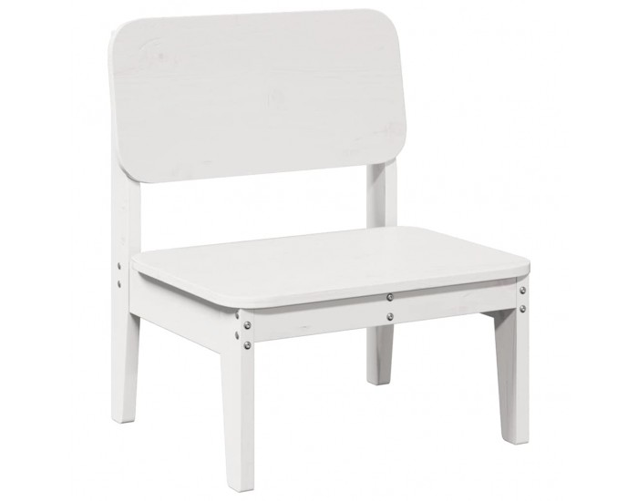 Sonata H Градински столове 2 бр. бели 60x52,5x72cm масивна дървесина бор Sonata H Градински столове 2 бр. бели 60x52,5x72cm масивна дървесина бор