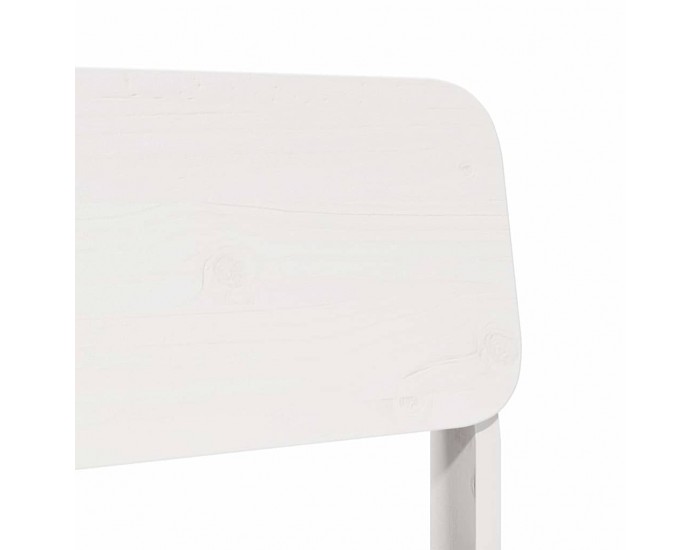Sonata H Градински столове 2 бр. бели 60x52,5x72cm масивна дървесина бор Sonata H Градински столове 2 бр. бели 60x52,5x72cm масивна дървесина бор