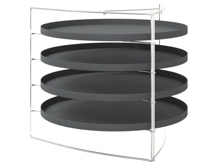 Sonata H Тави за пица 4 бр със стоманена решетка Ø 28 см