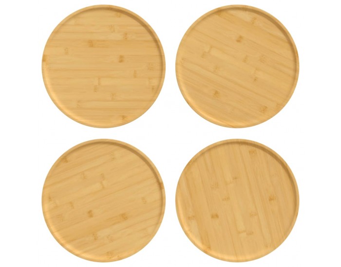 Sonata H Чинии за пица 4 бр Ø32x1,5 см бамбук