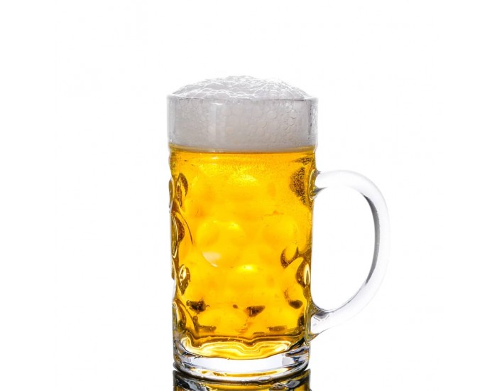 Sonata H Халби за бира с дръжка, стъкло, 6 бр, 1000 мл