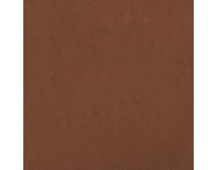 Sonata H Кръгъл хокер, кафяв, кадифе