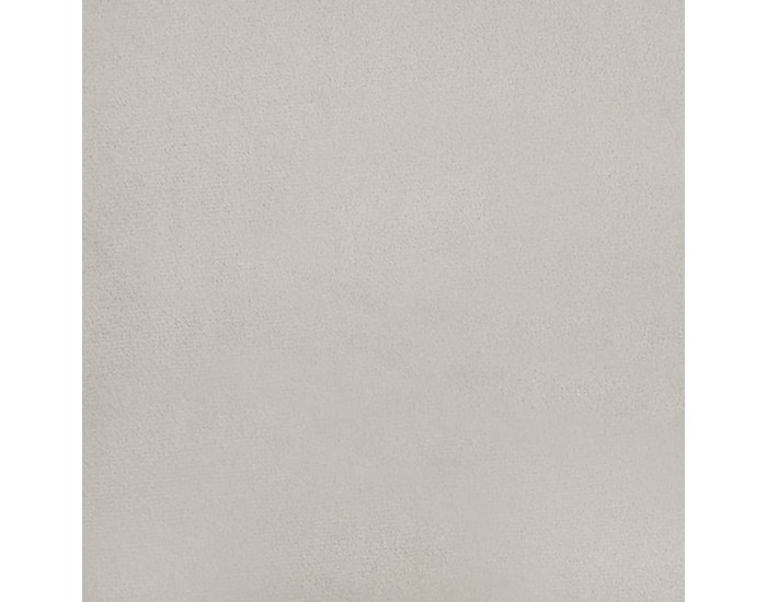 Sonata H Кръгъл хокер за съхранение, светлосив, кадифе