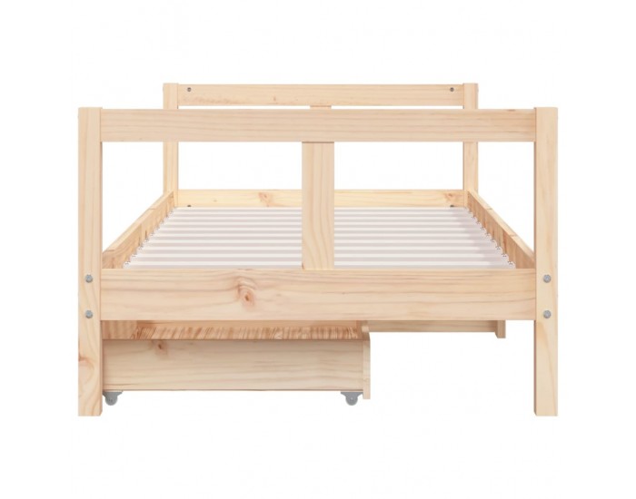 Sonata H Рамка за детско легло с чекмеджета 80x160 см бор масив